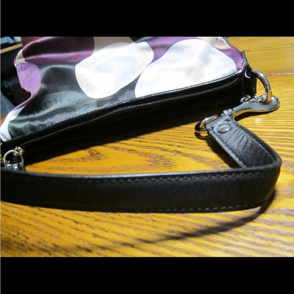 Coach Satin Signature Buttons small purse - Picture 4 of 6